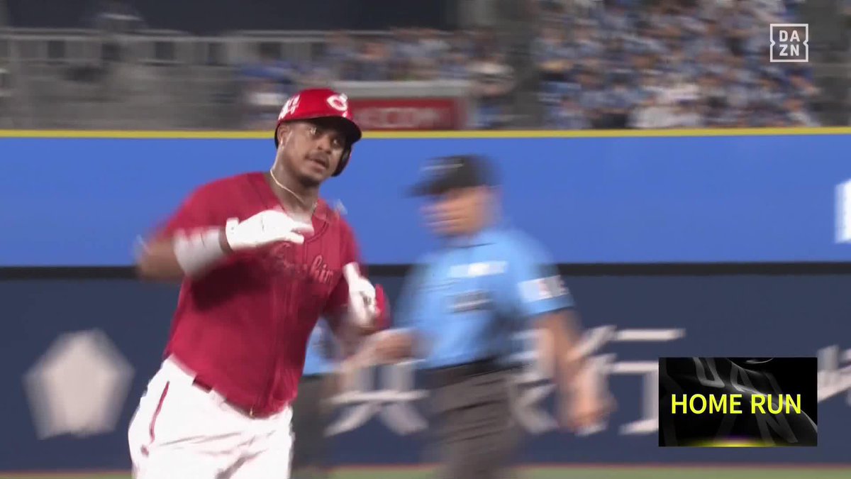 🇩🇴ドミニカンパワー ナックルカーブをすくい上げた モンテロ 第4号ソロホームラン ⚾プロ野球(2025/8/5) 🆚DeNA×広島 📱Live on DAZN #オレをみろ #carp
