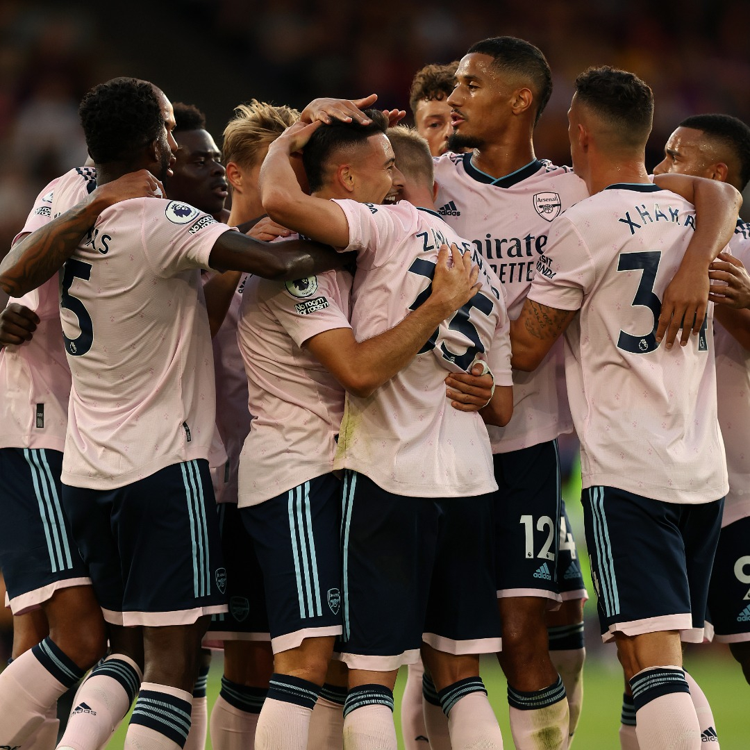 On this day in 2022: Arsenal kicked off the new Premier League season with an impressive 2-0 win away to Crystal Palace. 🏟️ 🌸 Martinelli (20’) 🌸 Guehi [85’ [og])