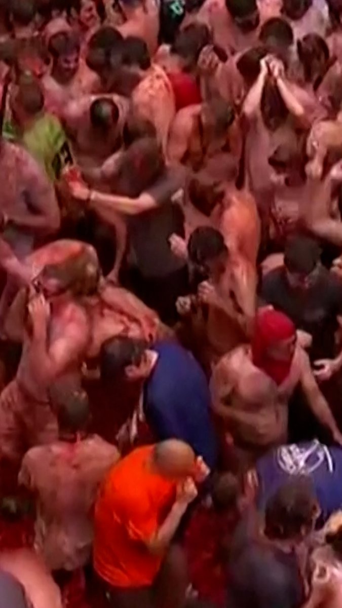 15 . In Spain, La Tomatina is an annual festival where thousands of people engage in a massive tomato fight purely for fun and celebration.