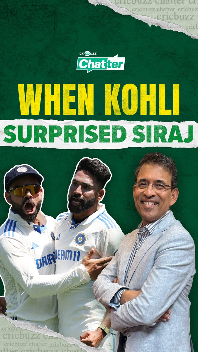 When Kohli surprised Siraj… ❤️ Harsha Bhogle shares a heartwarming story, on Cricbuzz Chatter #ViratKohli #MohammedSiraj
