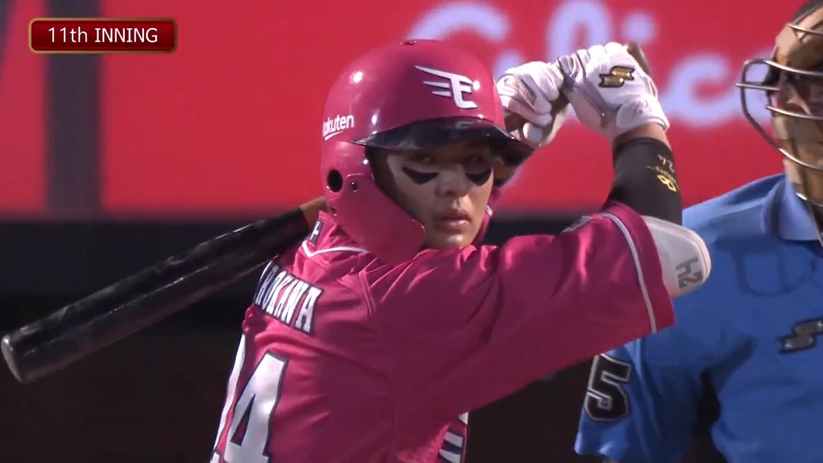 【試合終了：E 1×-0 B】 サヨナラの場面をお届けします💫 #RakutenEagles #キ！