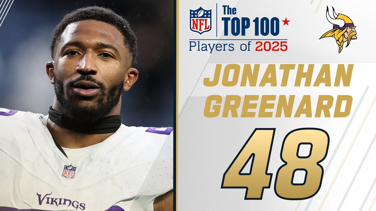 NFL Top 100 Players of 2025: Minnesota Vikings LB Jonathan Greenard comes in at No. 48! NFL Films