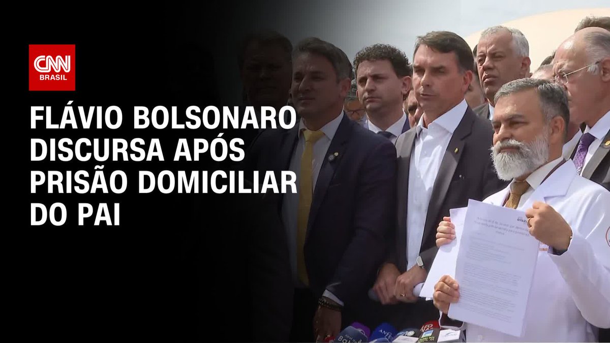 Oposição reage à prisão domiciliar de Bolsonaro; assista #LiveCNNBrasil