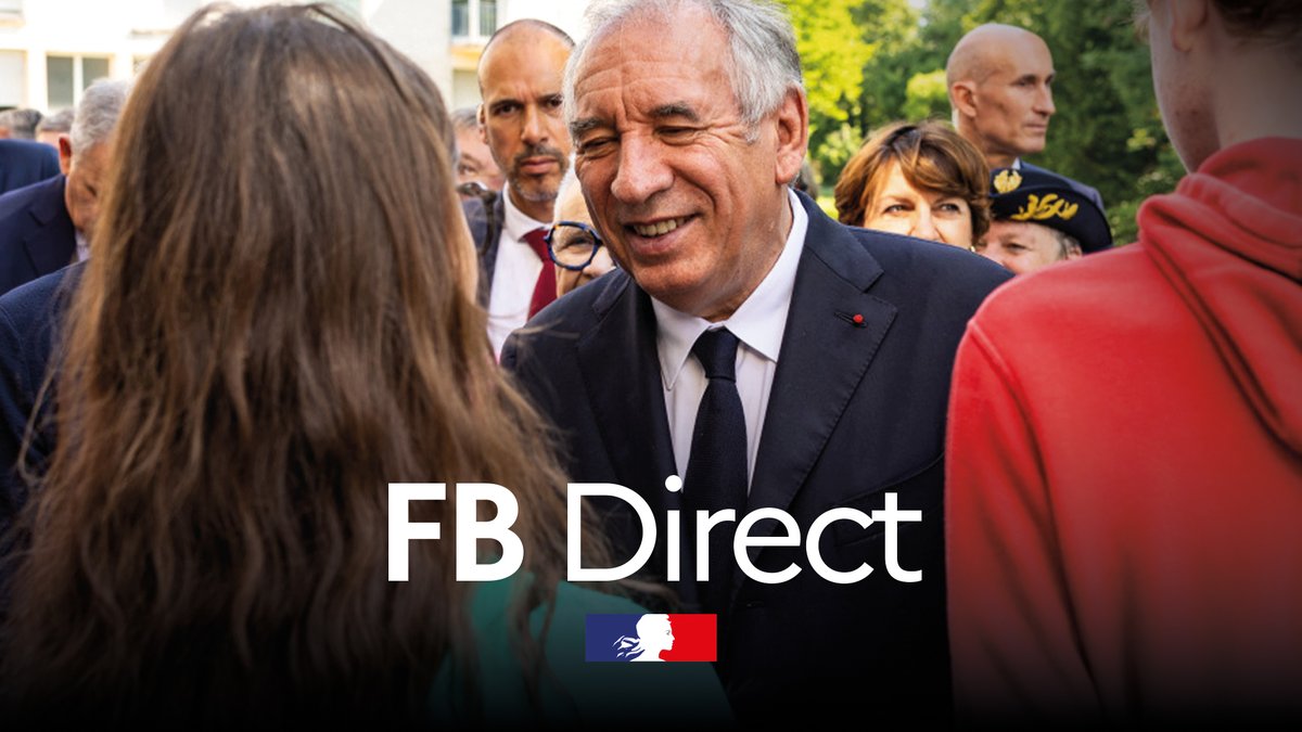 François @Bayrou lance un canal de communication directe 🎙️ Cet été, et après la présentation des orientations pour le Budget 2026, le Premier ministre souhaite garder le lien, continuer à échanger et partager. ➡️ Le premier épisode du podcast « FB Direct » est en ligne !