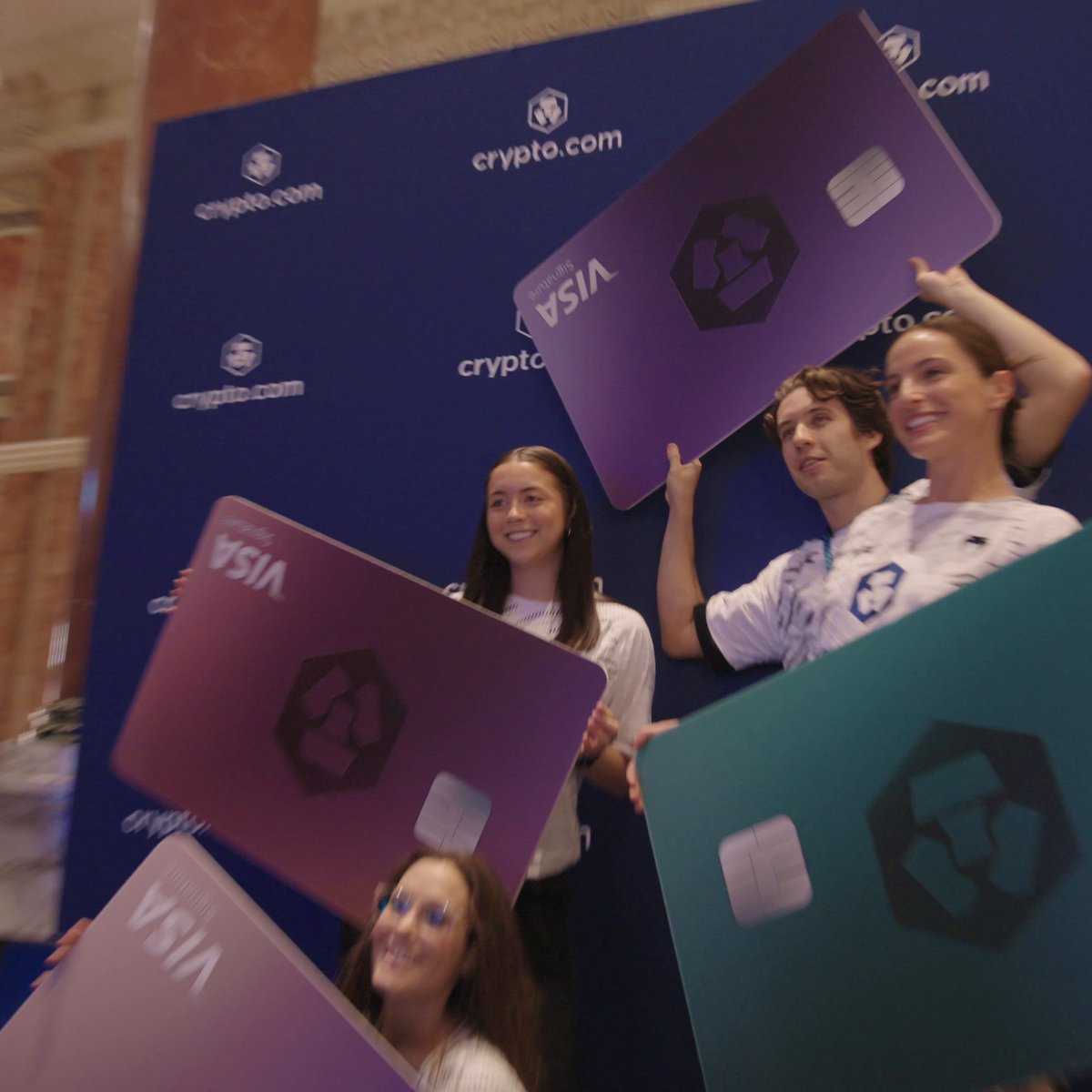 Spending never looked this good 👀 We introduced the Visa Signature® Credit Card to Vegas, with an on-ground experience that put crypto in every hand and spotlight. A big thanks to everyone who joined us on the Strip — stay tuned for more updates. Spend in dollars, earn in crypto¹ when you use your credit card! Learn More: