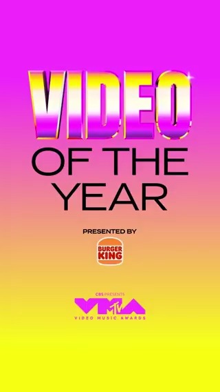 Voting for the 2025 MTV #VMAs is now OPEN! 🌟🎥 And here are your nominees for Video of the Year, presented by Burger King! 🚀 #ArianaGrande: "brighter days ahead" 🚀 billie eilish: "BIRDS OF A FEATHER" 🚀 Kendrick Lamar: "Not Like Us" 🚀 Lady Gaga & Bruno Mars: "Die With A Smile" 🚀 #ROSE numberoneHQ & Bruno Mars: "APT." 🚀 Sabrina Carpenter: "Manchild" 🚀 The Weeknd, .: "Timeless" Vote now at and see who wins on Sunday, September 7 on CBS!