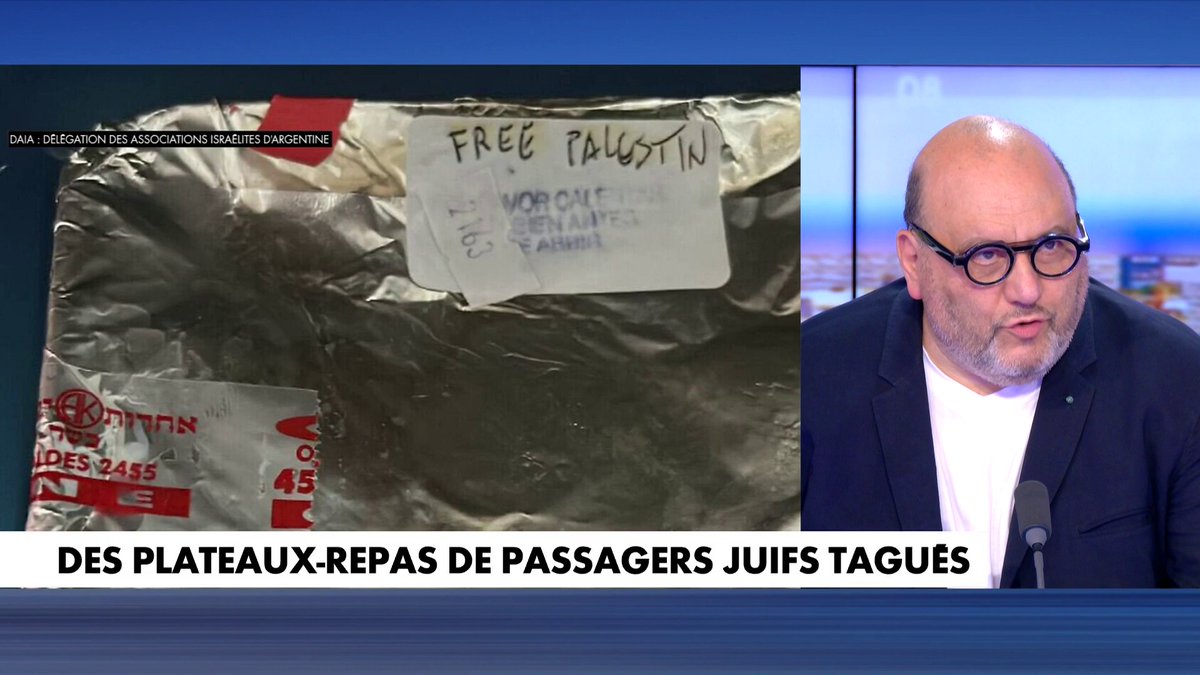 Julien Dray, à propos des plateaux-repas de passagers juifs tagués : «L'Espagne est le pays où les actes antisémites ont le plus augmenté», dans #Punchline