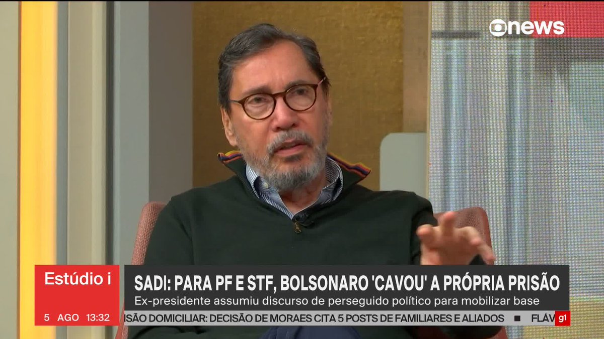 “Eles ainda estão jogando com a possibilidade de uma crise institucional grande, em que o Congresso mude de posição, o Supremo seja desacreditado. Coisas que permitam Bolsonaro reaparecer. Ainda estão nesse processo golpista”, comenta Merval. #Estúdioi ➡Assista à #GloboNews: