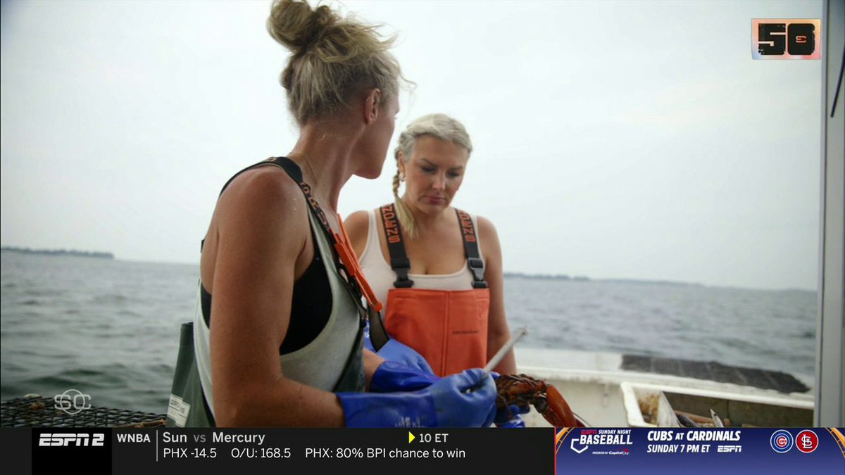 .@ShaePeppler visits Maine and hauls in some lobsters! 🦞