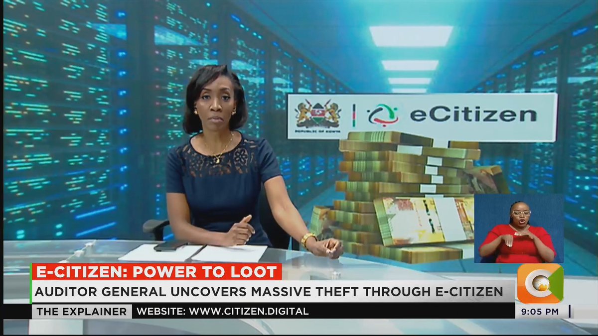 E-Citizen: Power To Loot Auditor General uncovers massive theft through e-citizen Gathungu: Over Ksh 11 billion diverted to private accounts Ksh 127M traced directly to individuals linked to scheme MPs demand shutdown and forensic audit of payment system #CitizenExplainer