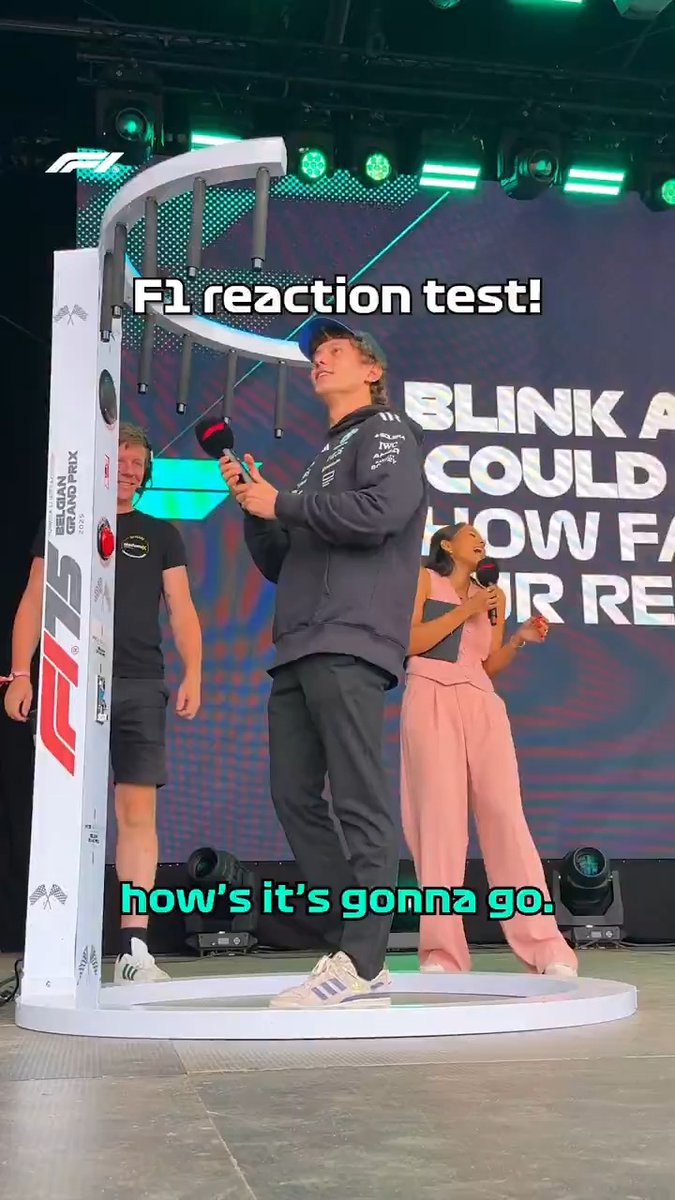 Kimi v George in the F1 reaction test ⚔️ #F1 #HungarianGP Mercedes-AMG PETRONAS F1 Team