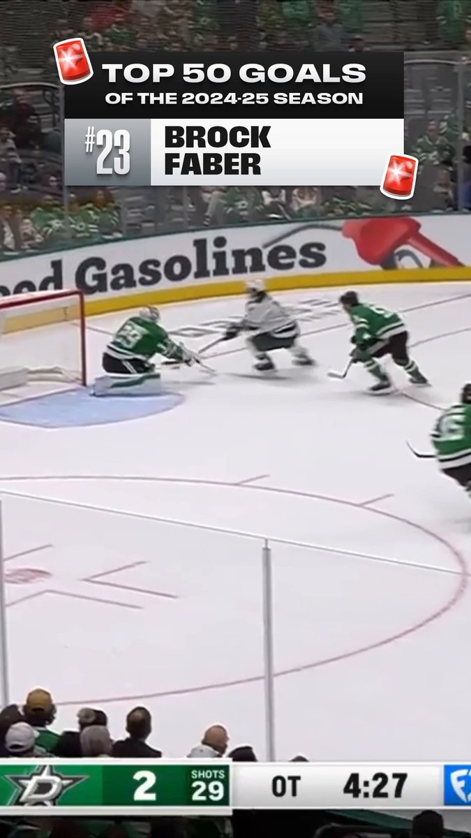 Brock Faber's sweet OT winner comes in on our list at No. 23! 🚨
