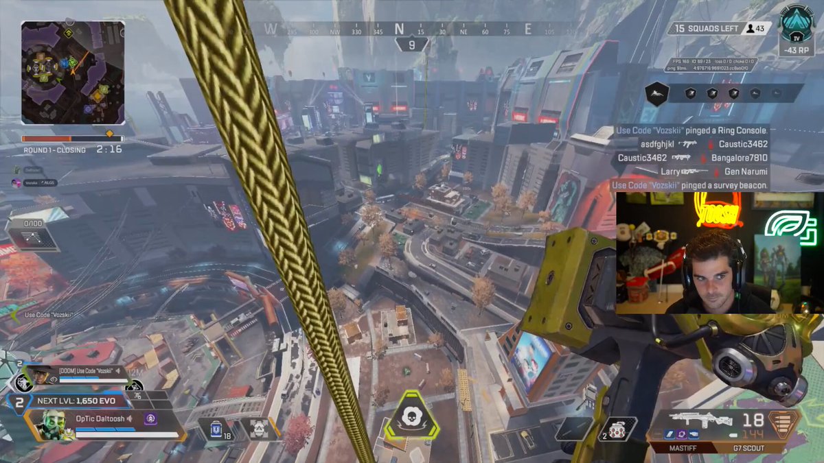 Toosh plays Apex again for one day and the update has an audio glitch that sounds like a hammer and anvil every 5 seconds i have tears in my eyes