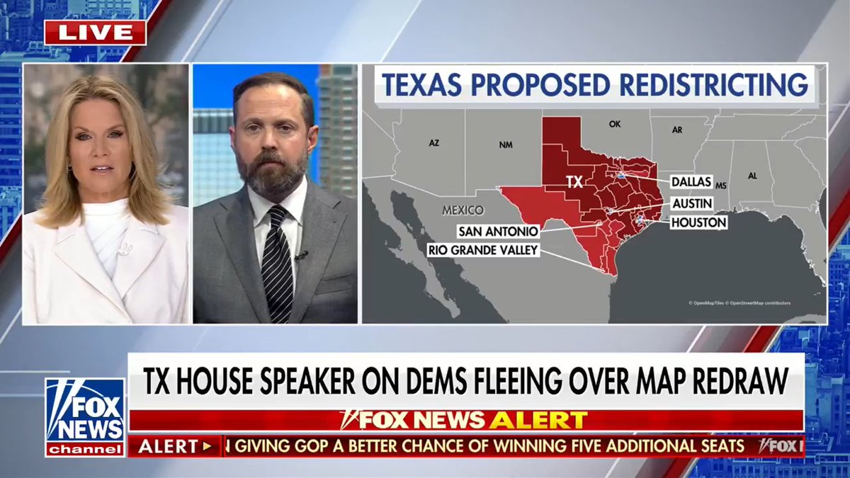 Texas House Speaker Dustin Burrows reaffirms his commitment to holding the redistricting vote: “We are here. We will remain here... We will take care of the call on the special session for all Texas.”