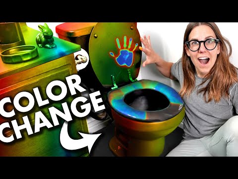 I made a mood ring WHOLE BATHROOM