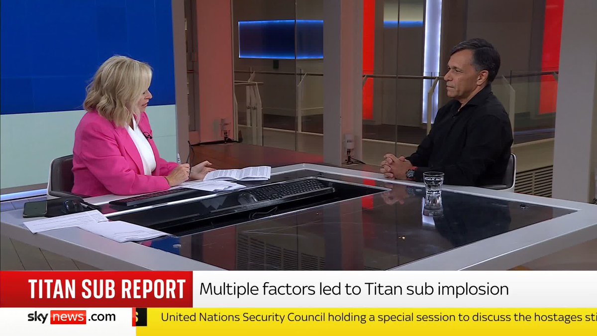 OceanGate co-founder Guillermo Sohnlein tells Sky's Anna Botting he has been suffering from 'survivor's guilt' following the implosion of the titan sub that killed five people. A report has found "the loss of five lives was preventable."