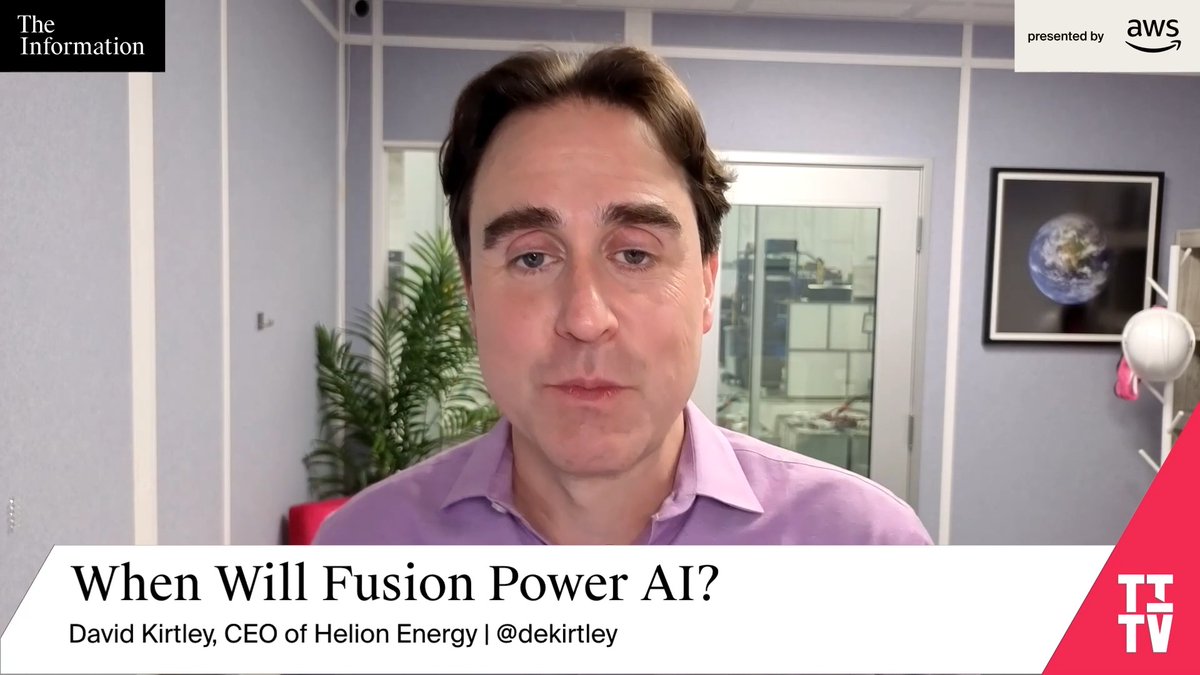 .David Kirtley, CEO of Helion, on scaling fusion power to meet global energy demands. “[Orion] will be the [world’s] first fusion power plant.” "When we founded Helion, our goal was to build fusion in a way that is scalable, globally scalable." "Our goal [now]... is to have factories that build fusion generators so they can be deployed anywhere in the world." Watch the full episode on Hosted by Akash Pasricha every weekday at 10 am PT / 1 pm ET.
