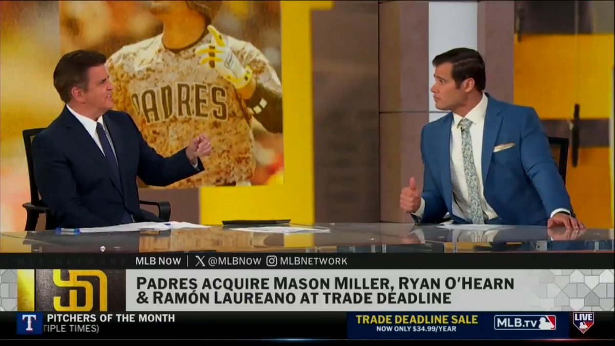 The panel discusses the Padres' Trade Deadline haul and how they're set up to challenge the Dodgers. Mark Feinsand | Anthony Recker