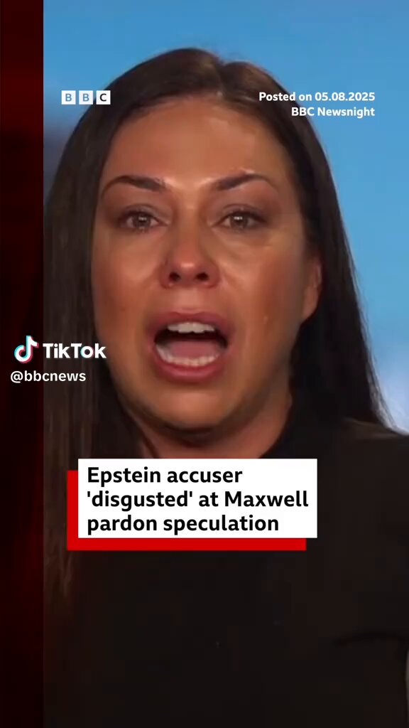 Epstein accuser Haley Robson says speculation that Trump might pardon Ghislaine Maxwell has left her ‘angry and disgusted’