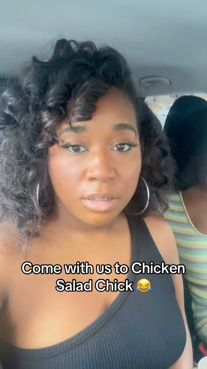 I got Talley to try chicken salad chick lmao