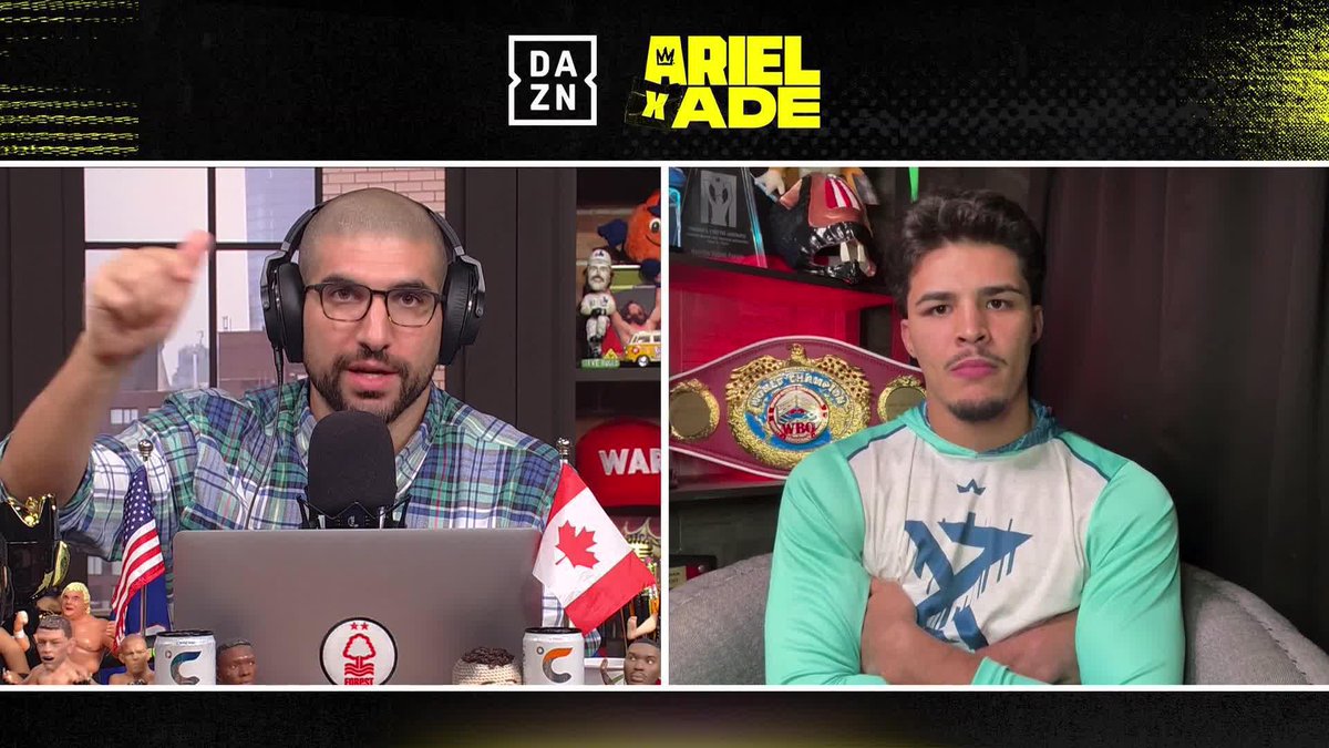 "I'm a champion and he's not." 😳 Xander Zayas responds to the idea of fighting Vergil Ortiz #ArielxAde | Live every Tuesday at 5PM ET on DAZN