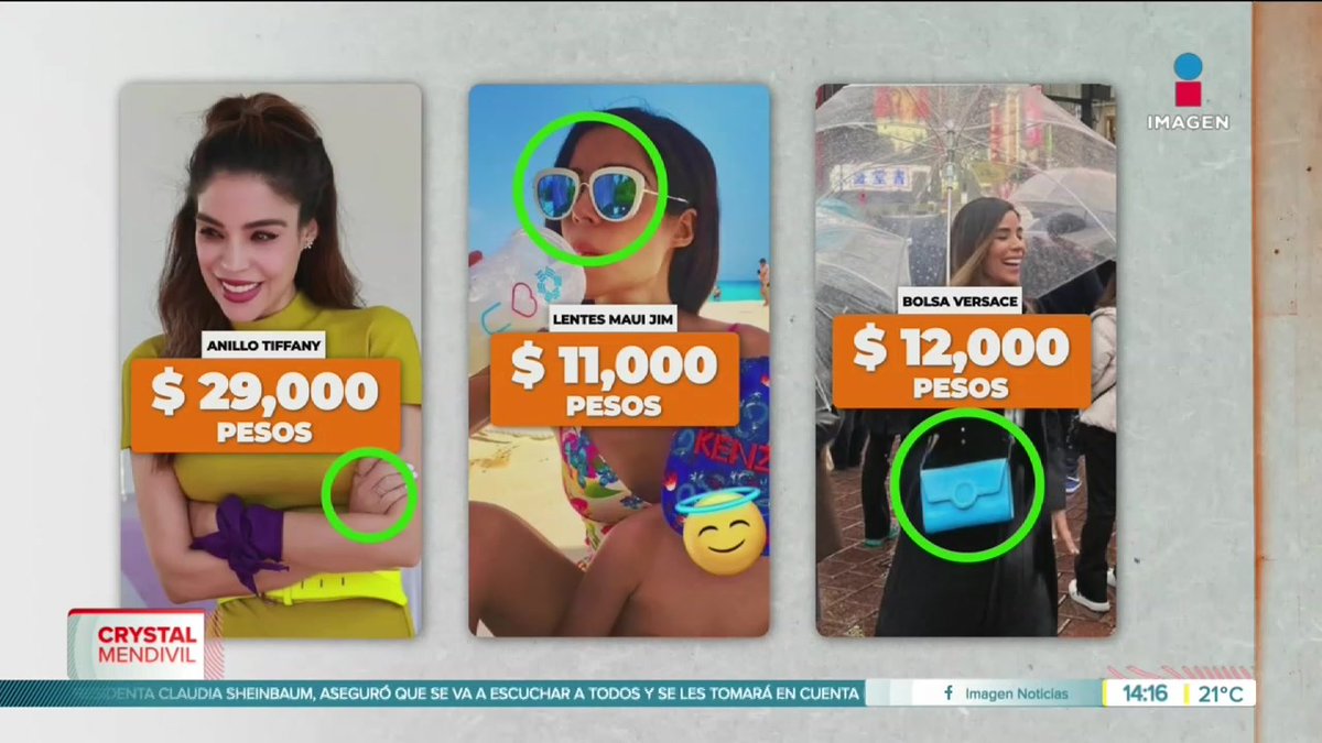 Suman más de 4 millones de pesos entre los lujos de #DatoProtegido y su esposo. En el recuento del periodista Jorge García Orozco ya se incluyen obras de arte, además de bolsas, zapatos, lentes, anillos y relojes de marcas exclusivas.