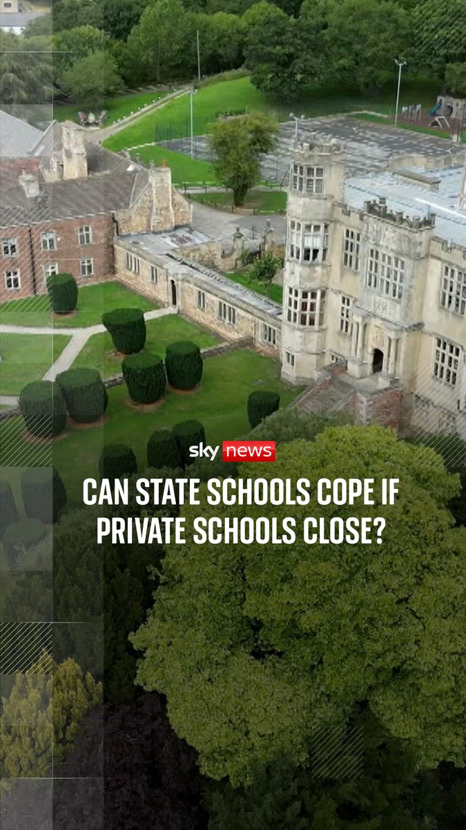 Can state schools cope if private schools close? Sky's Chief North of England correspondent Greg Milam has been visiting Barlborough Hall, a private school in the midst of closing due to financial pressure it says was caused by VAT on school fees and business rate changes.