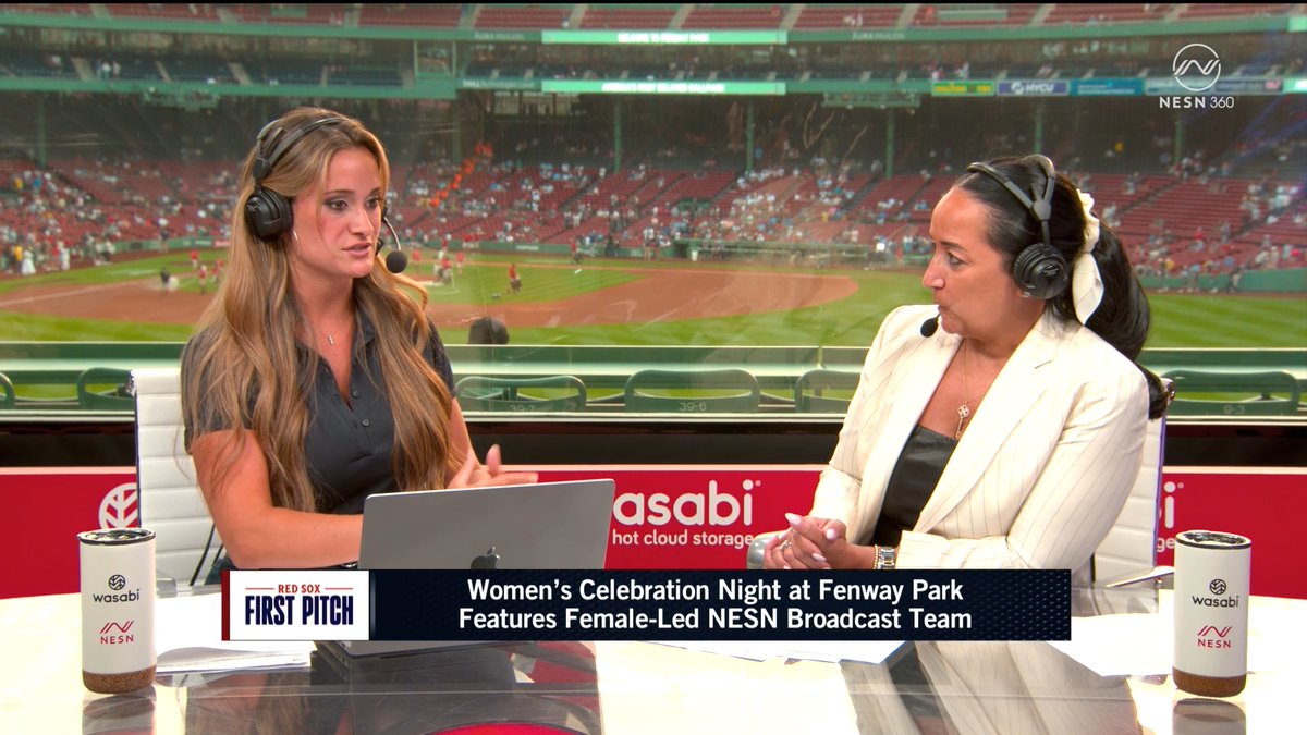 Executive Vice President/Assistant General Manager Raquel Ferreira stopped by the studio and gave some great words of wisdom to all the young women trying to break into the sports world “Be accountable. Be yourself. Always be true to yourself.” Raquel is the 4th female to hold the title of Assistant GM in a baseball operations department in the MLB 👏 Red Sox | #DirtyWater