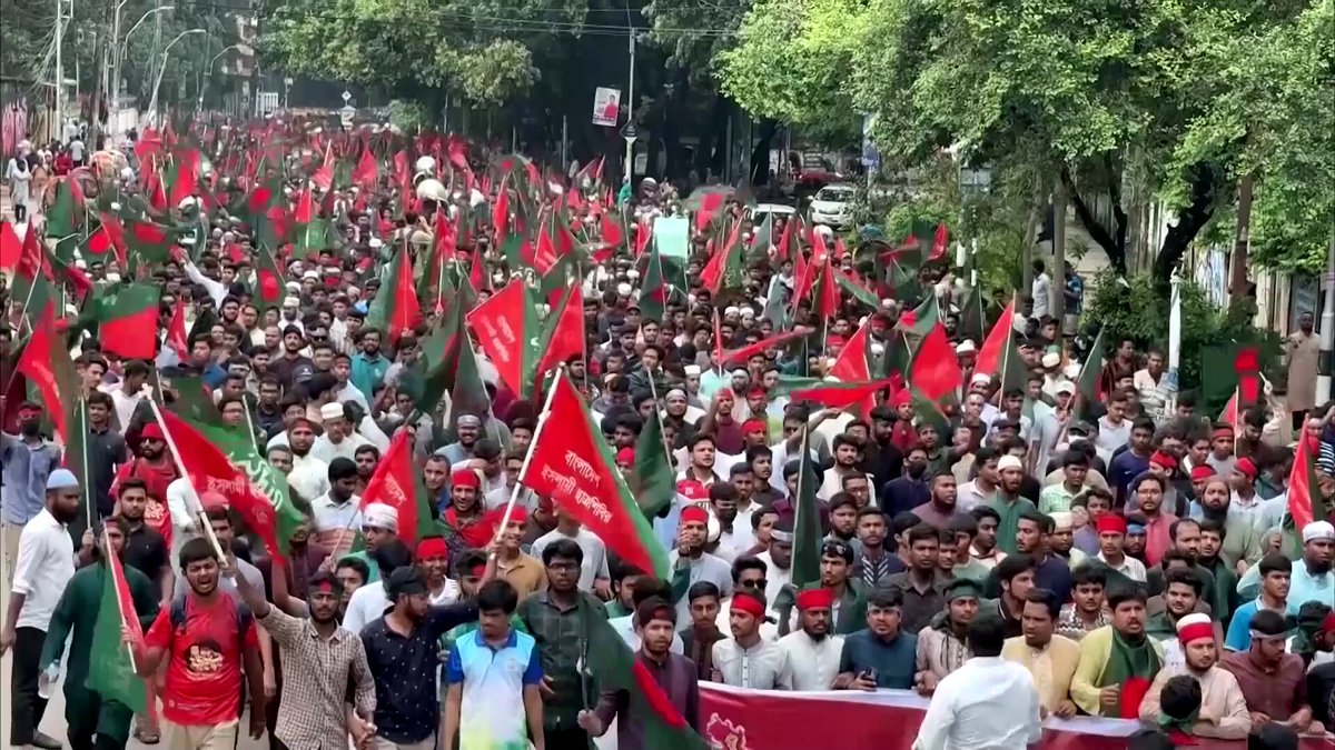 Thousands of Bangladeshis gathered in Dhaka to commemorate the first anniversary of mass protests that led to the ousting of former PM Sheikh Hasina, marking what participants described as a pivotal moment in the nation's history