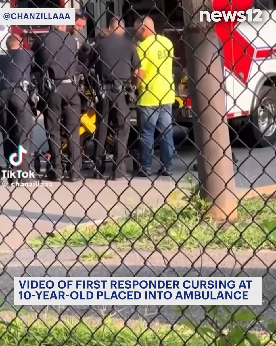 SHOCKING VIDEO: First responder filmed cursing, yelling as 10-year-old was placed into ambulance in West Babylon. #News12LI #LongIsland