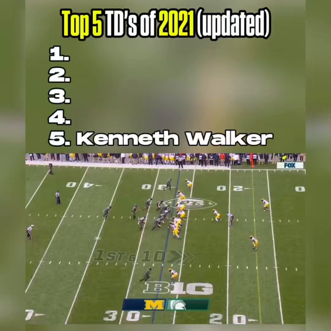 The top 5 Michigan State football TD’s of the 2021 season