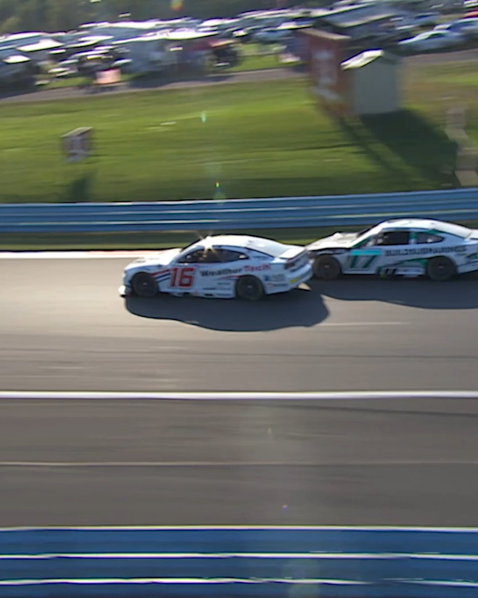 "WHAT DID WE JUST SEE?!" 🗣️ An instant classic was made at Watkins Glen International with this last-lap pass from Chris Buescher.