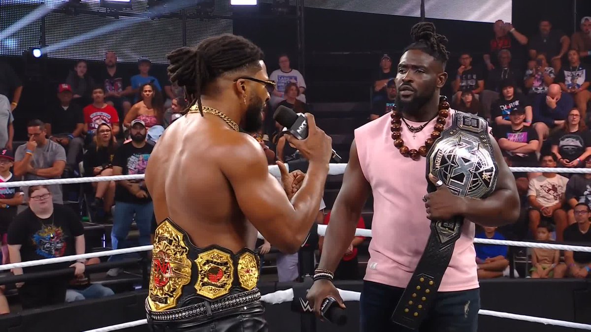 Who runs NXT?! 🤔 Trick Williams and Oba Femi wwe both believe they're the top dog... 👀