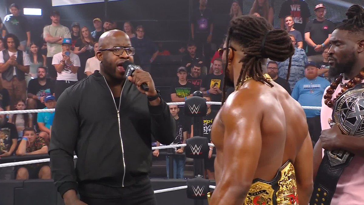 MOOOOOOSE! MOOSE™️ had to remind the TNA Wrestling World Champion about their title match at TNA Emergence 👊