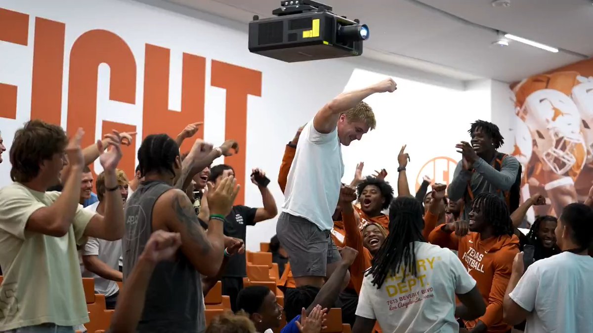 Hard work pays off. Congrats Marshall Landwehr, you're now on scholarship! 🤘 Special thanks to Glen Powell for the assist! #ChadPowers premieres Sept 30 only on Hulu