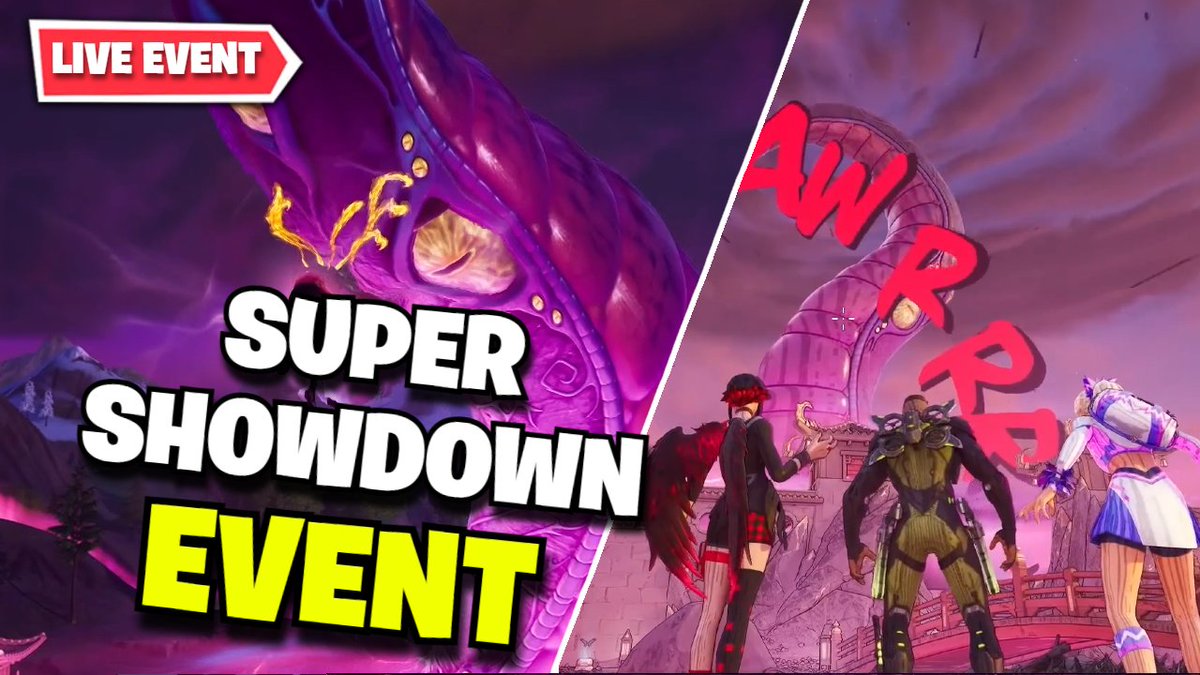 Missed the #Fortnite SUPER Showdown Live Event or want to rewatch it in cinematic form? Look no further! 🦸🐙💥 HD on YT: