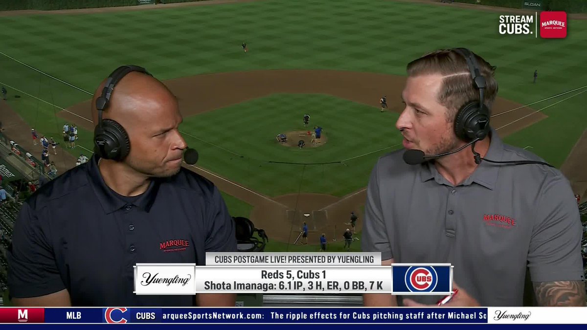 "The starters have gone deep in ballgames, and the bullpen's been unable to execute." Ryan Sweeney on tonight's Cubs loss.