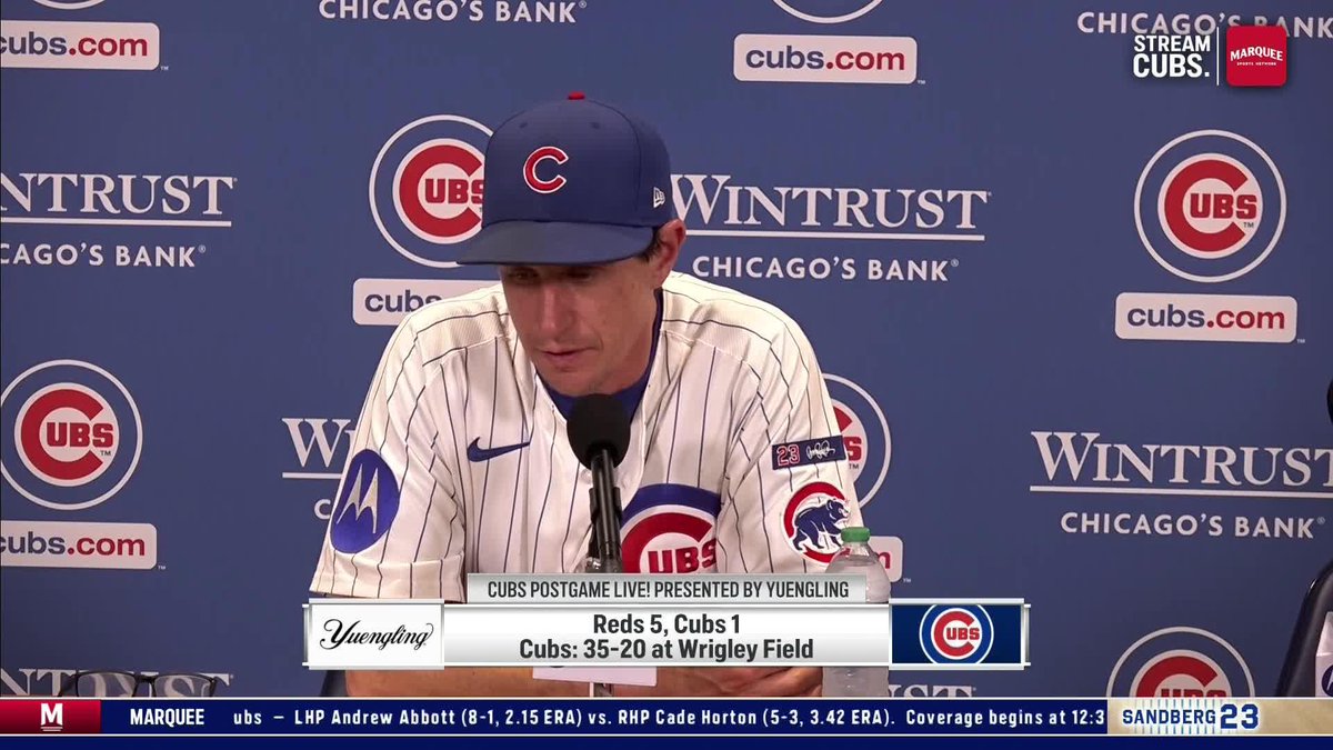 Michael Soroka will be shut down for 7-10 days, and will be re-evaluated afterwards, per Craig Counsell.