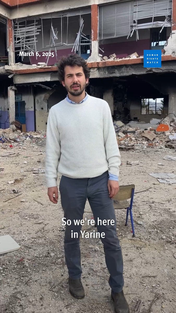 During hostilities between Hezbollah and Israel in 2024, Israeli forces occupied and used schools as barracks for soldiers in Lebanon. In some cases, evidence suggests that Israeli forces purposefully damaged and vandalized the schools. Many of their acts amount to war crimes. New from HRW: