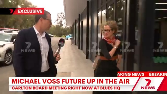 BREAKING: Just a day after Melbourne coach Simon Goodwin's sacking, Carlton's board is meeting to discuss the future of its coach Michael Voss. Chief Footy Reporter Mitch Cleary has the latest. 7AFL #7NEWS