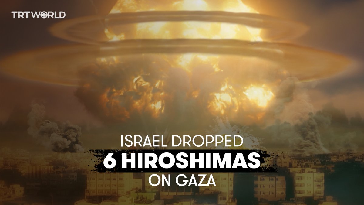 Israel has dropped 85,000 tonnes of bombs on Gaza. More than the firebombing of Dresden. More than the London Blitz. More destructive than “Little Boy” in Hiroshima. This is not warfare, but genocide through total extermination