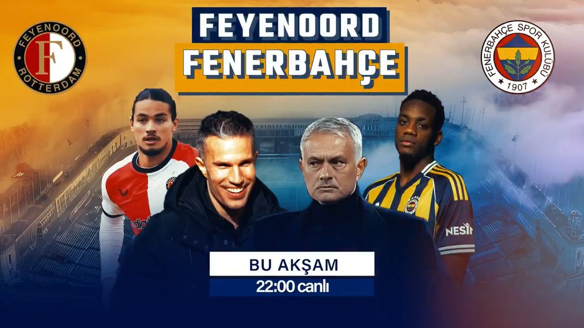 🟡🔵 FENERBAHÇE TUR İÇİN AVANTAJ ARAYACAK! Fenerbahçe, UEFA Şampiyonlar Ligi 3. eleme turu ilk maçında Hollanda'nın Feyenoord ekibine konuk olacak. 📆 Bugün 🕙 22.00 📺 S Sport ve S Sport Plus