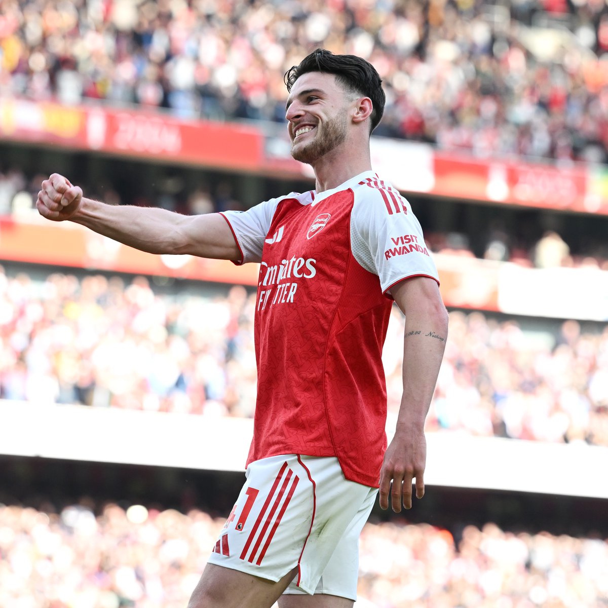 🏟️ Last time out at Emirates Stadium... Declan Rice scored this beauty against Newcastle United 🔥