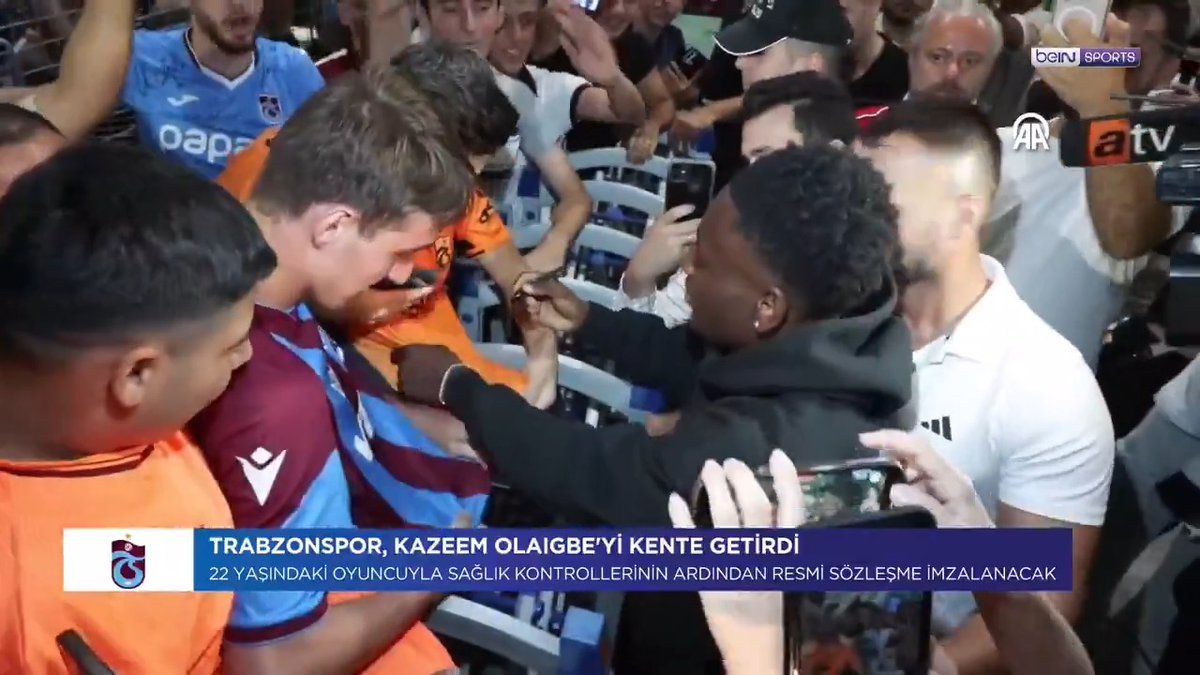 🌊 Kazeem Olaigbe 💬 "Teknik kapasitesi çok yüksek ve çok genç bir oyuncu. Trabzonspor'da Nwakaeme, Yattara, Jaja, Alanzinho gibi oyuncular şehirle güçlü bir bağ kuruyor. Olaigbe de güçlü bir hücum oyuncusu." 🎙 Gürler Akgün ve Olcay Çakır'ın değerlendirmeleri. | #GünOrtası
