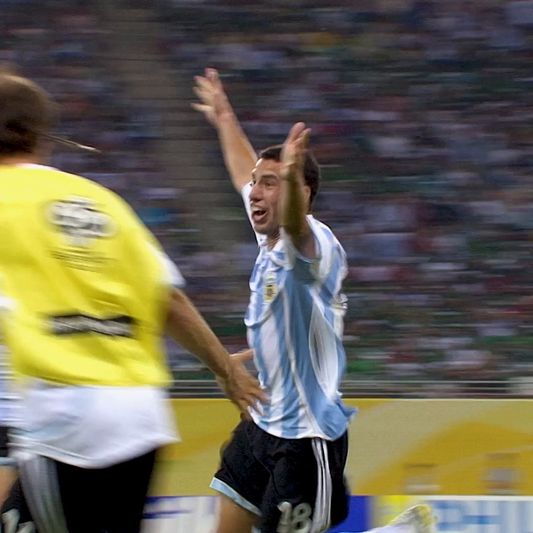 Esse golaço do Maxi Rodriguez na Copa do Mundo de 2026. 🤩