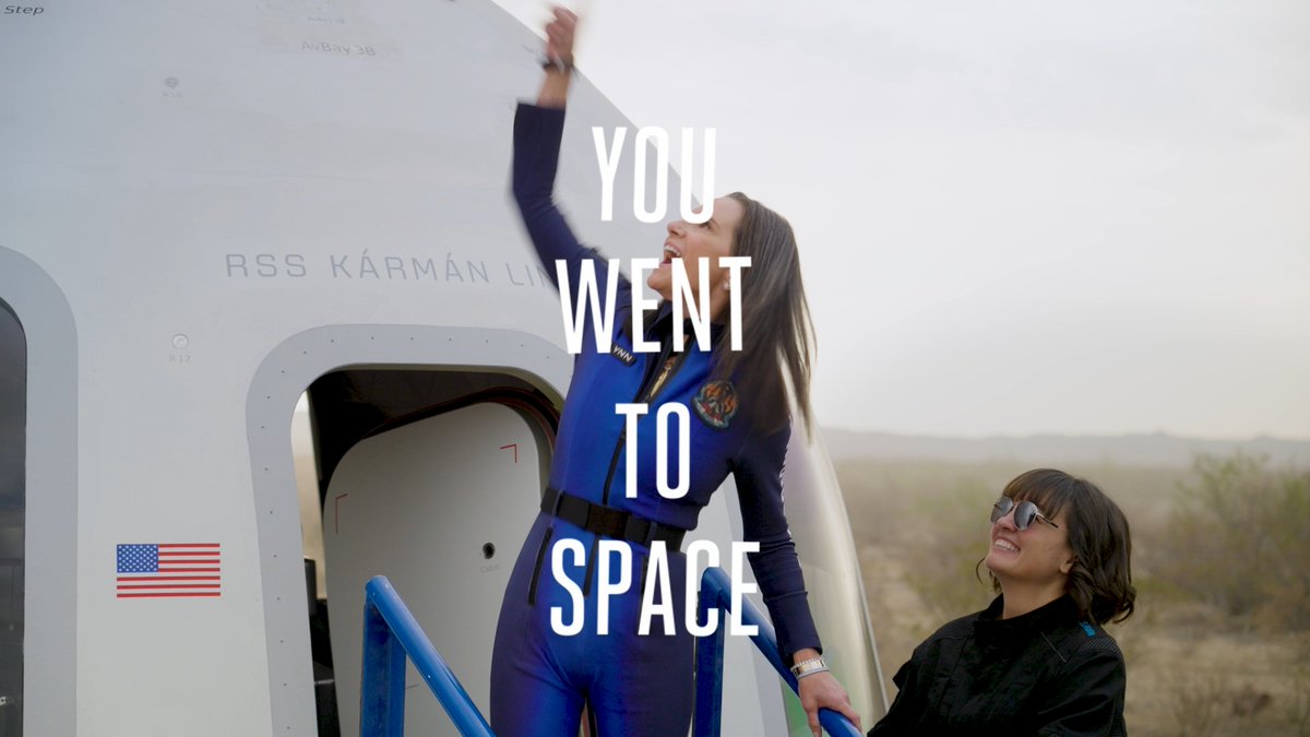 This feeling. This moment. This view. It could be yours. Fly to space with Blue Origin. 🔗