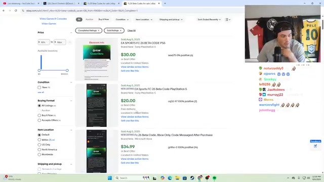 FC26 Beta Codes are going for $45 🤣
