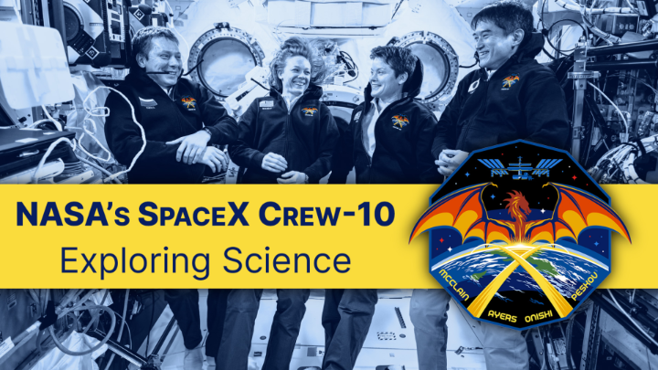 In their five months aboard the International Space Station, Crew-10 had an eventful mission full of science. From observing lightning above the atmosphere to studying how cells sense gravity, learn more about what they did: