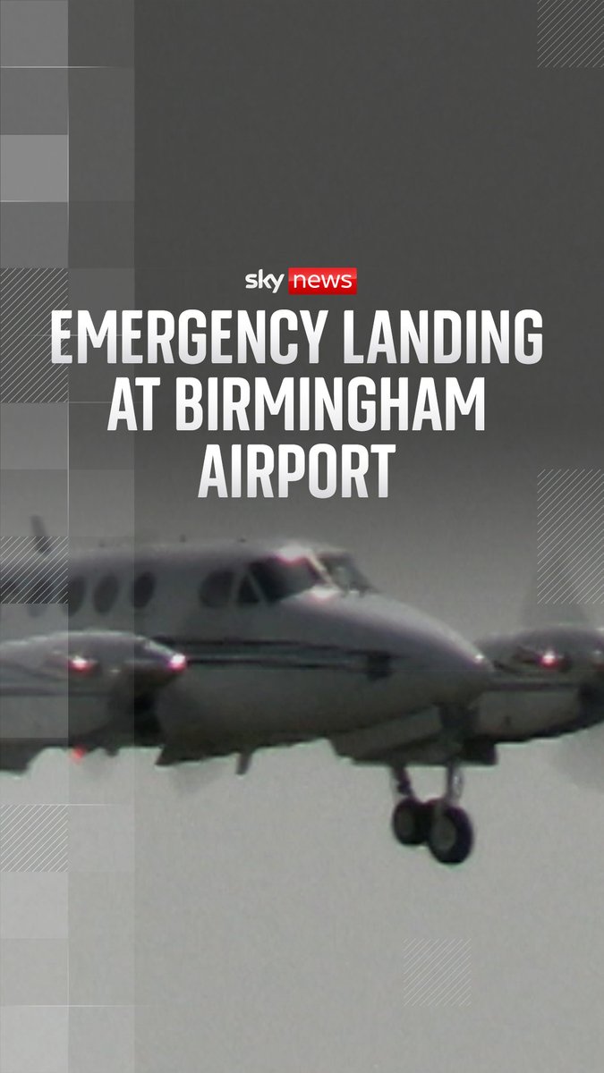 Birmingham Airport's runway has shut after an aircraft made an emergency landing. Three people from the aircraft were treated at the scene, with one suffering minor injuries from the incident, West Midlands Police said. Full story:
