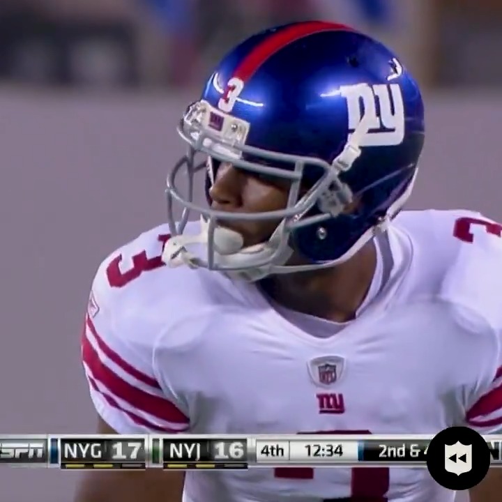Just an undrafted kid named Victor Cruz dominating in his first preseason game 🔥